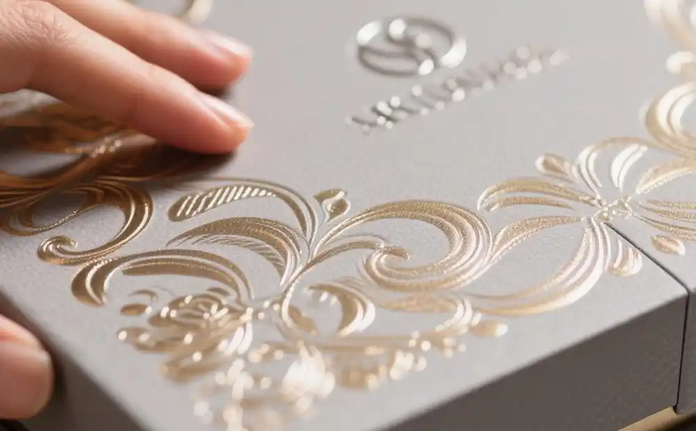 Application examples of water-based tactile varnish