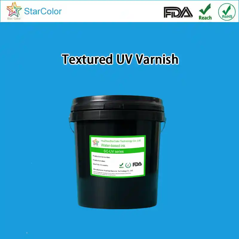 Textured UV Varnish