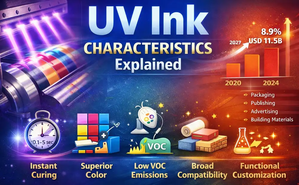 Characteristics of UV ink