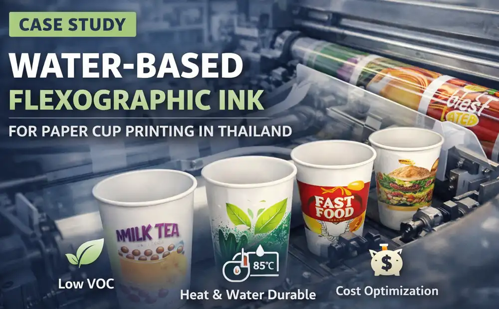 Water-Based Flexo Ink for Paper Cups in Thailand