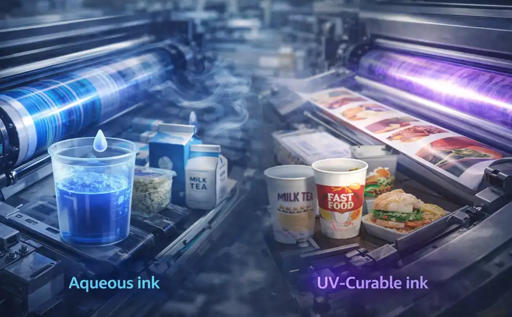 Do food packaging inks emit VOCs?