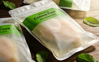 Meat product packaging bag