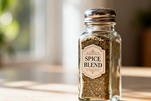 Food grade ink printed napkins