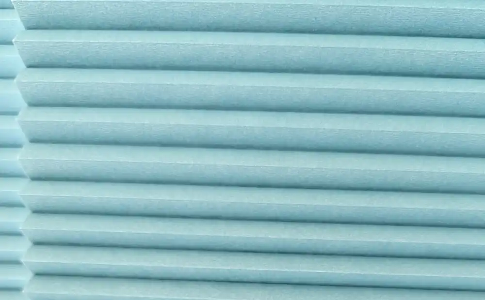 honeycomb blinds printed with water-based flexo ink on nonwoven aluminum foil material