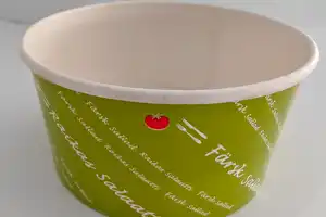 High-quality paper cups with smudge-proof letter printing