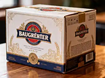 High-gloss beer packaging box printed with SC3000 gravure ink