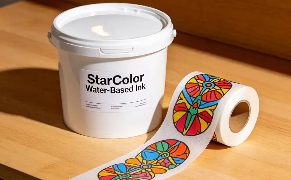 eco-friendly waterborne ink and plastic film roll, flexographic ink for plastic film printing