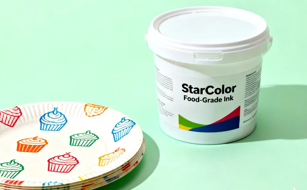 Star color food-safe packaging ink