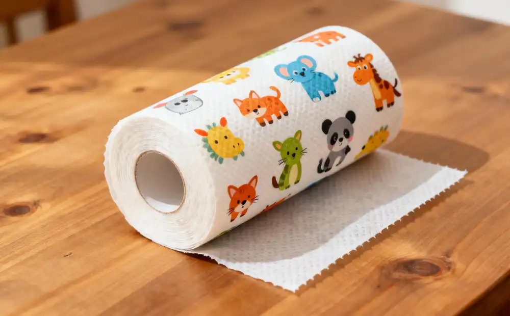 Non-woven fabric with beautiful printed patterns