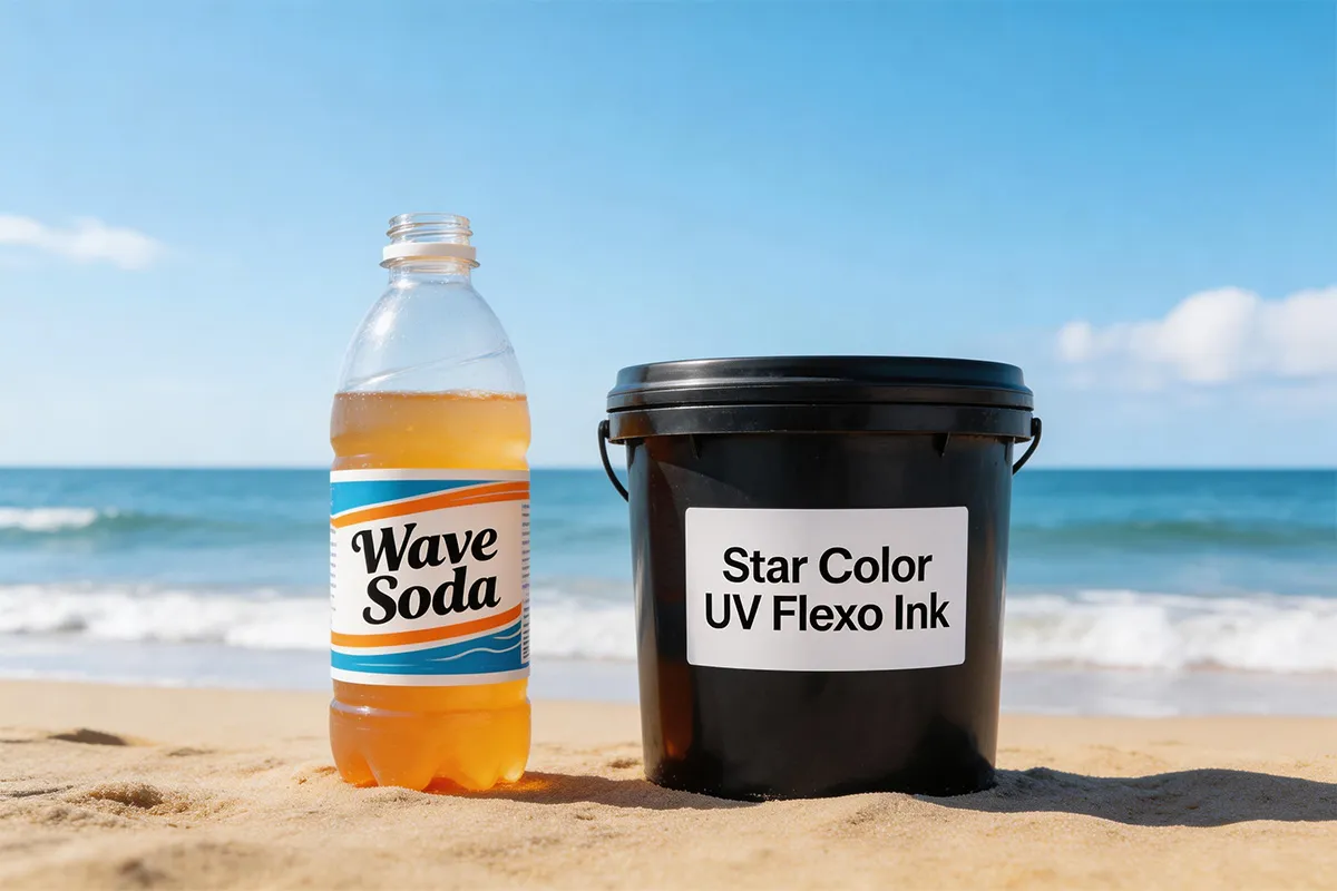star color uv label ink