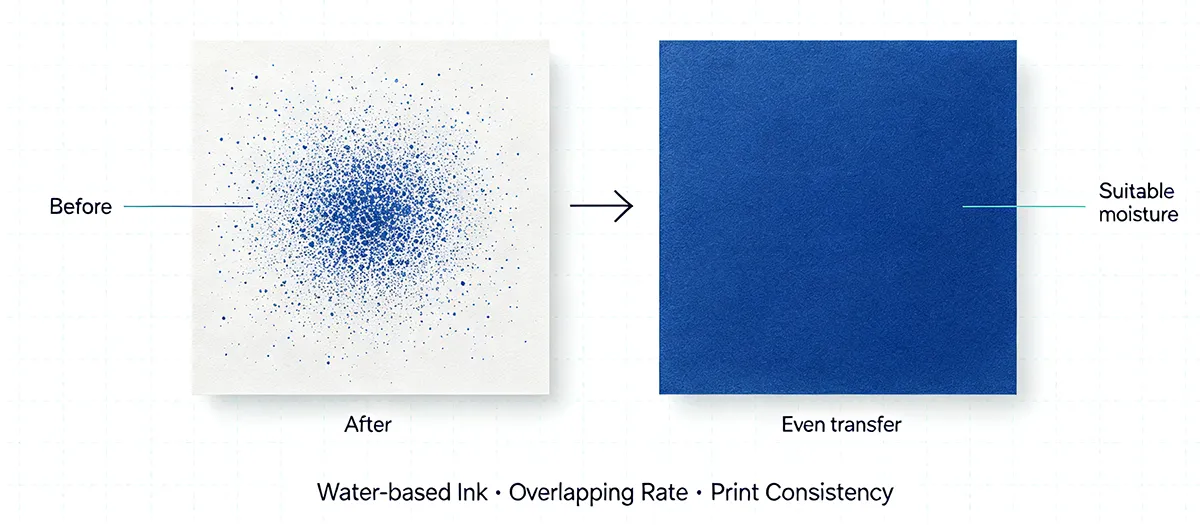 Several Simple Measures to Improve the Overlapping Rate of Water-based ink