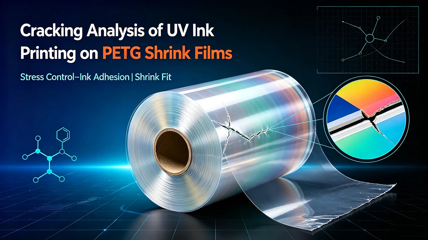 Analysis of Cracking Defects of UV Ink on PETG Shrink Film Flexo Printing