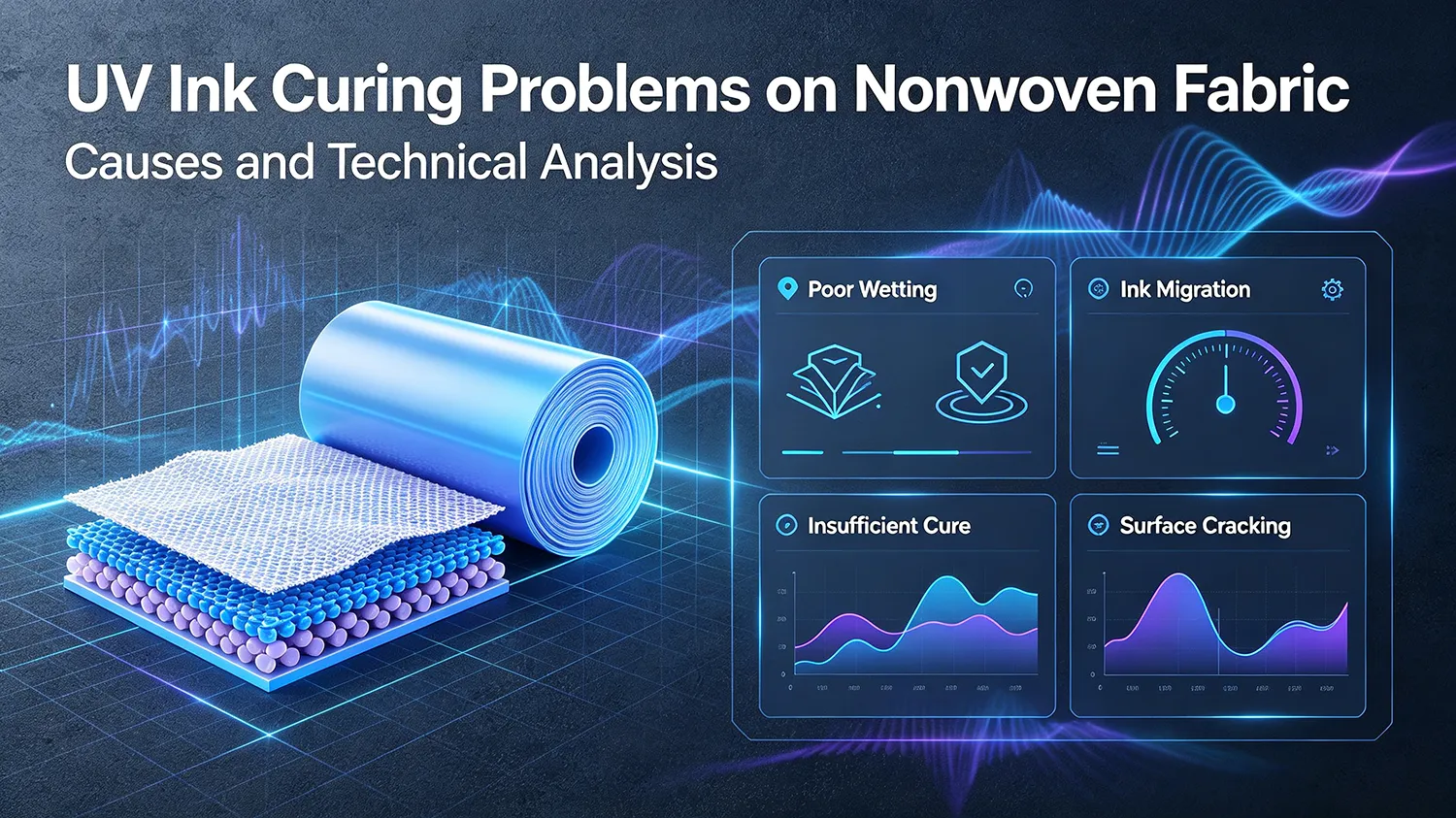 UV Ink Curing Problems on Nonwoven Fabric