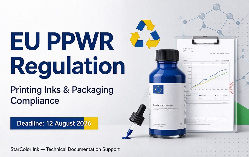 EU PPWR Regulation for Printing Inks