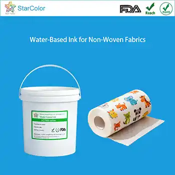 Water-Based Ink for Non-Woven Fabrics