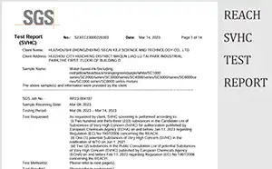 EU REACH SVHC 236 Test Report